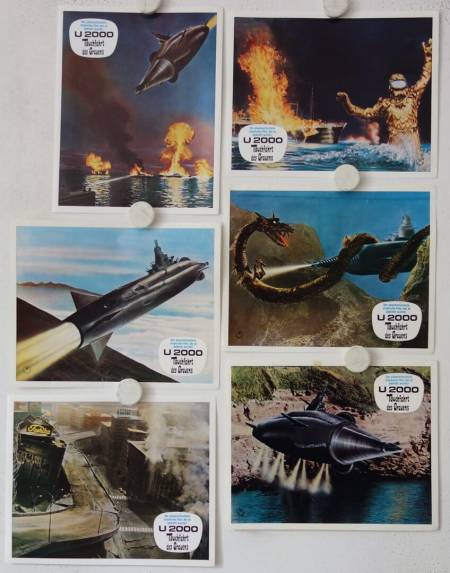 Atragon re-release german lobby cards